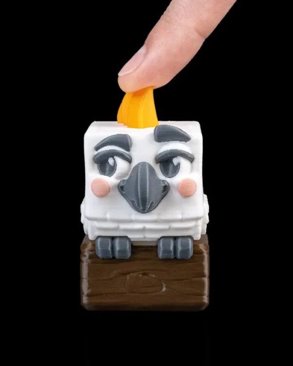 Clickatoo – Cacatua Clicável com Imã e Movimento - Imagem 2