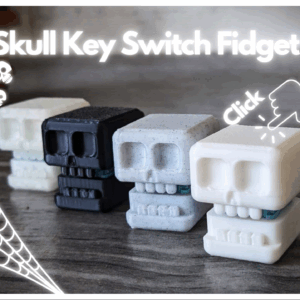 Keycap Caveira Emocional – Clique onde quiser, com atitude